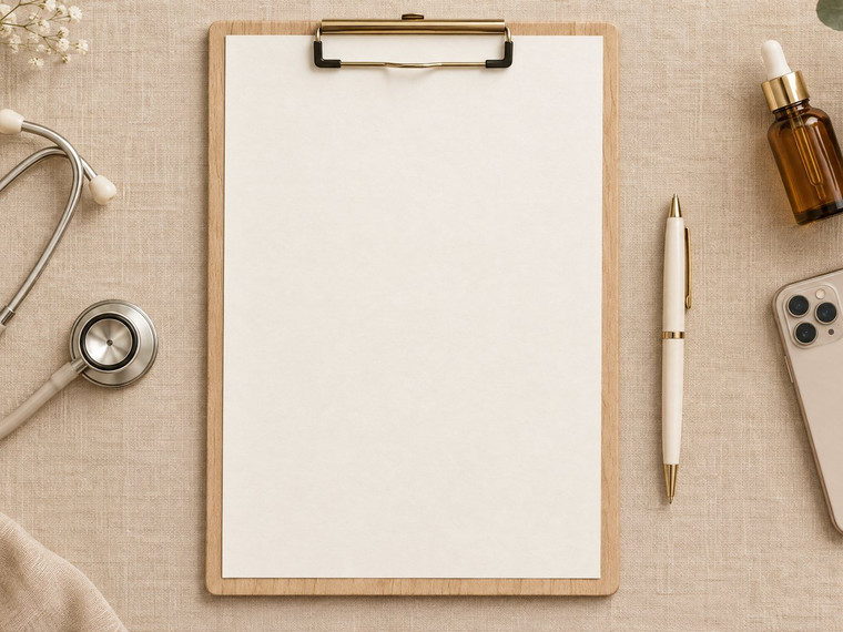 Material de estudo da mentoria sobre a mesa