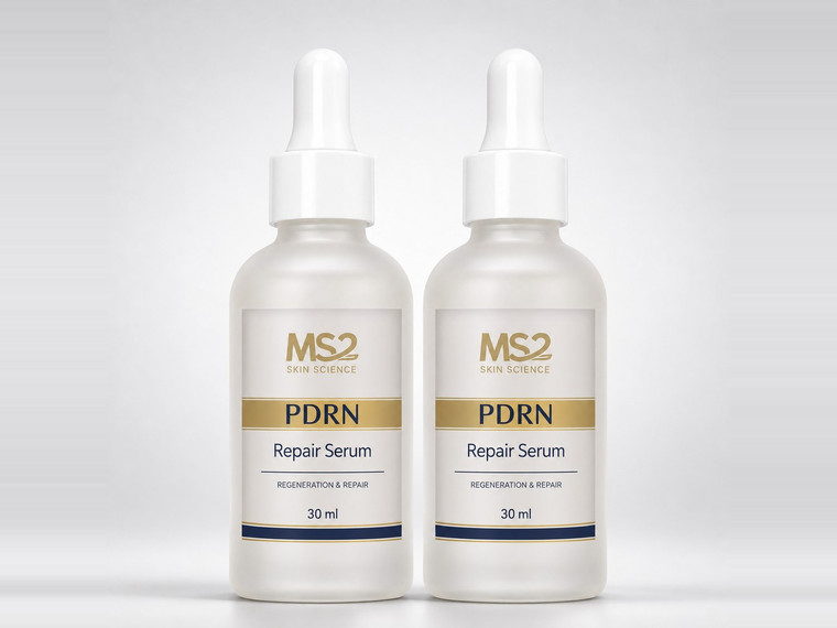O kit MS2 com os dois séruns PDRN